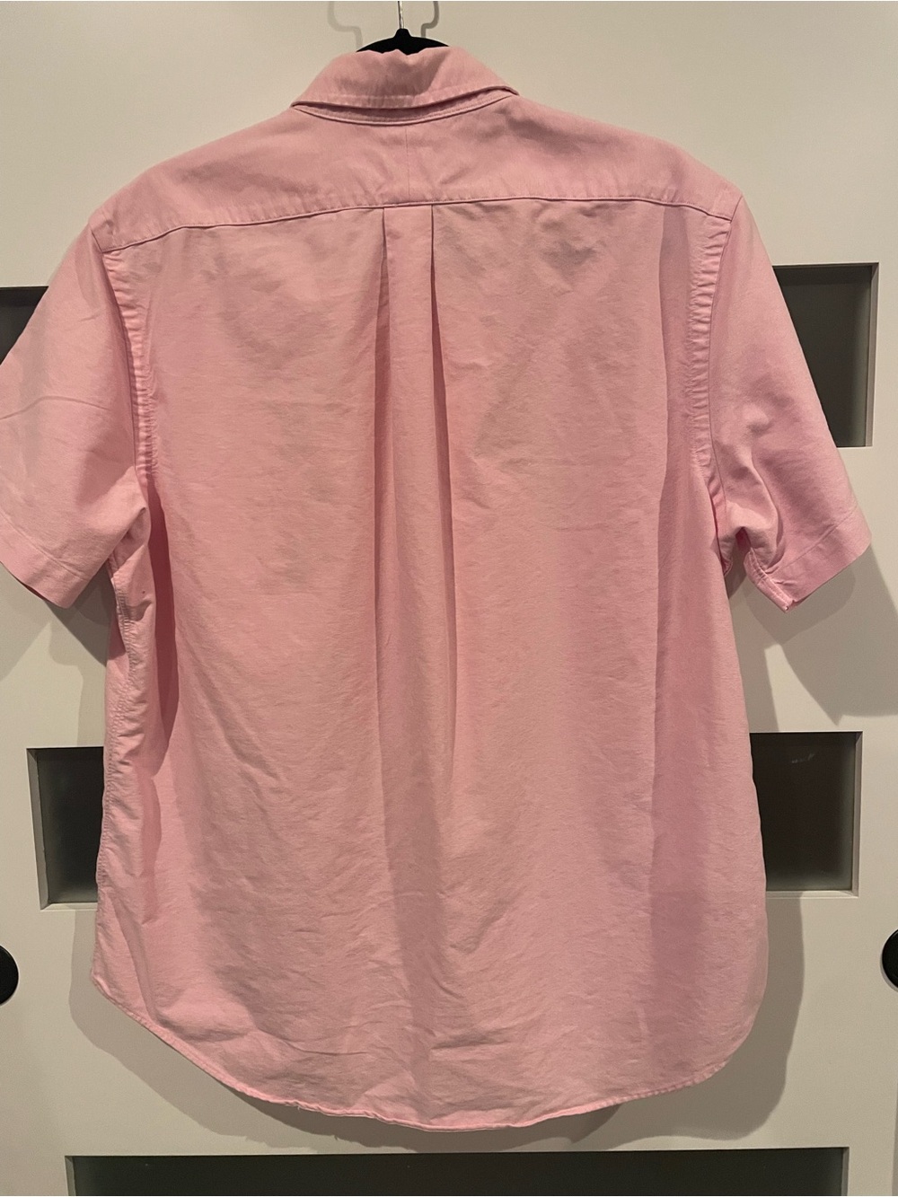 Ralph Lauren Short-Sleeve Oxford Shirt Men's Pink Button Down Large - Picture 3 of 5